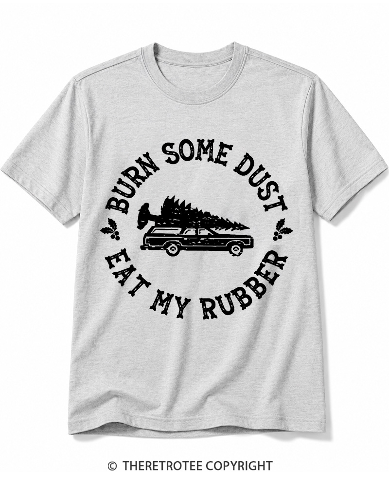 TheRetroTee Burn Some Dust 1980s Cotton T-Shirt