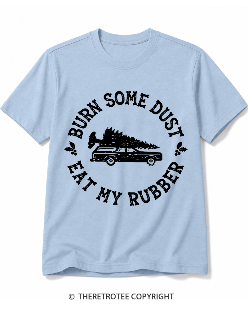 TheRetroTee Burn Some Dust 1980s Cotton T-Shirt