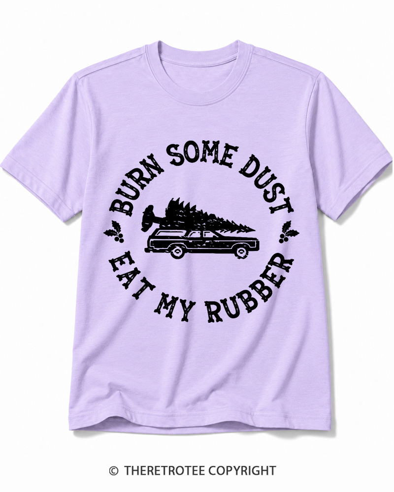 TheRetroTee Burn Some Dust 1980s Cotton T-Shirt