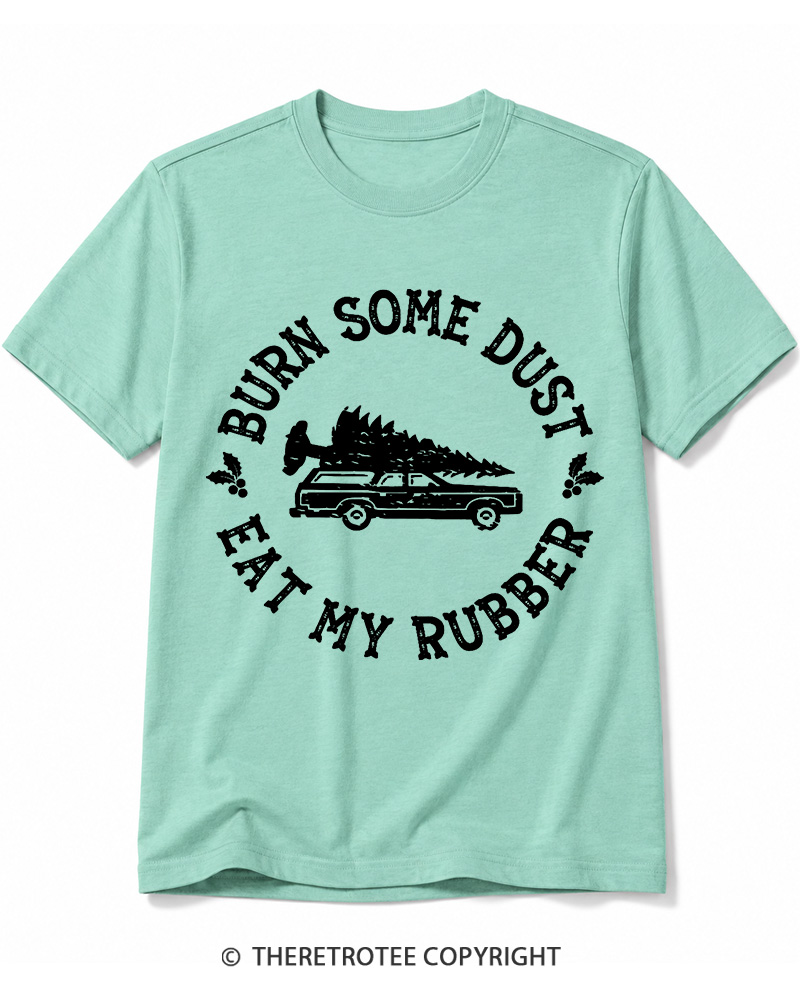 TheRetroTee Burn Some Dust 1980s Cotton T-Shirt