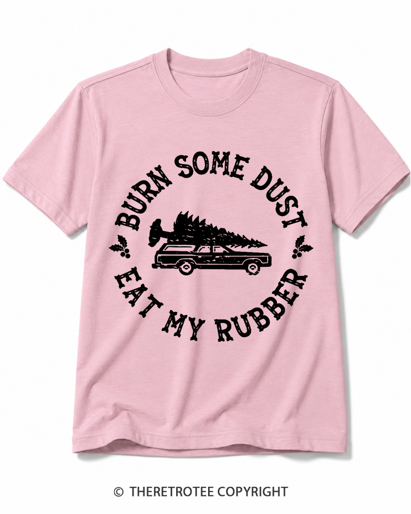 TheRetroTee Burn Some Dust 1980s Cotton T-Shirt