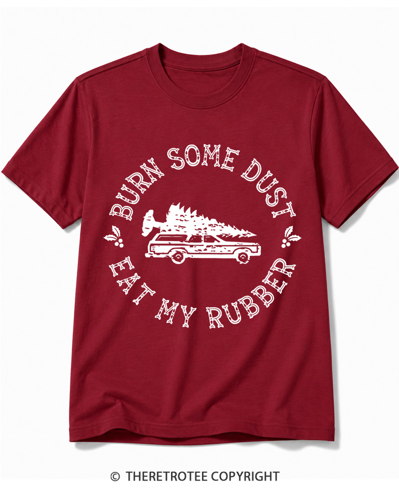 TheRetroTee Burn Some Dust 1980s Cotton T-Shirt