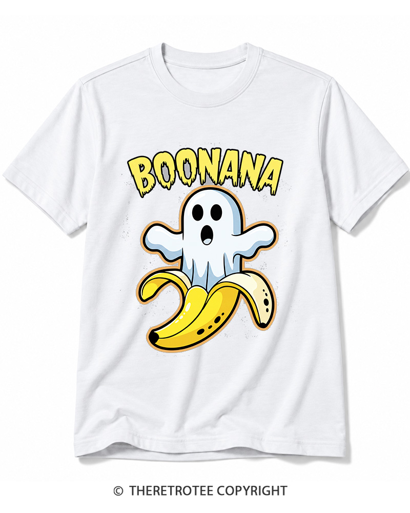 TheRetroTee Boo-p Ghost Dog Vintage Cotton T-Shirt