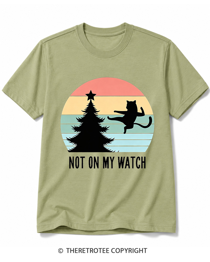 TheRetroTee Not On My Watch 1970s Cotton T-Shirt