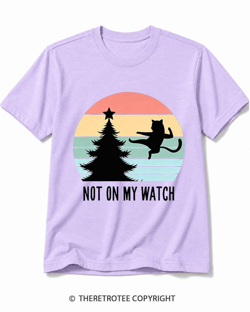 TheRetroTee Not On My Watch 1970s Cotton T-Shirt