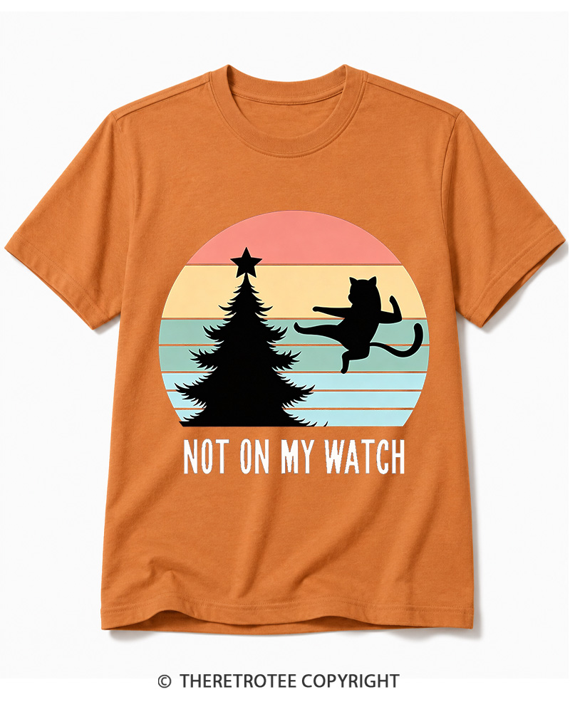 TheRetroTee Not On My Watch 1970s Cotton T-Shirt