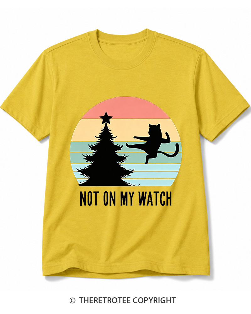 TheRetroTee Not On My Watch 1970s Cotton T-Shirt