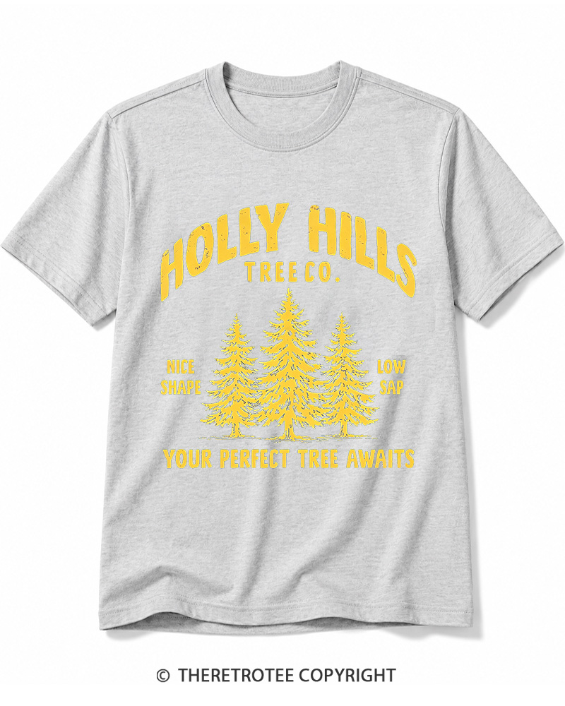 TheRetroTee Holly Hills Tree Co 1970s Cotton T-Shirt