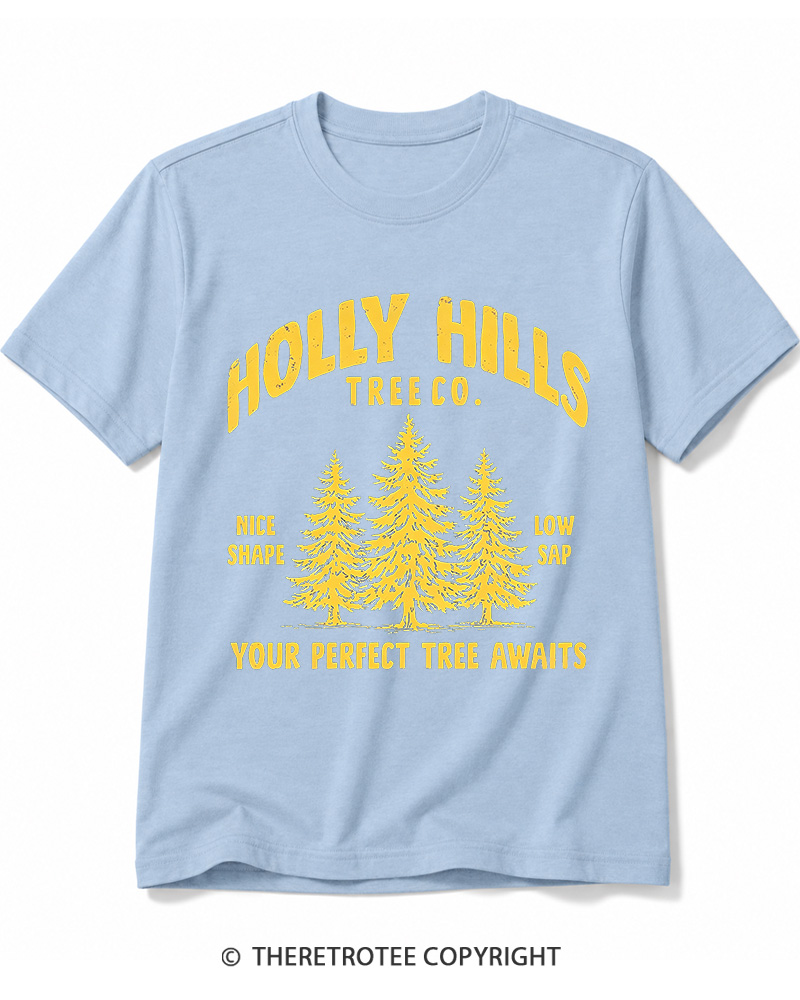 TheRetroTee Holly Hills Tree Co 1970s Cotton T-Shirt