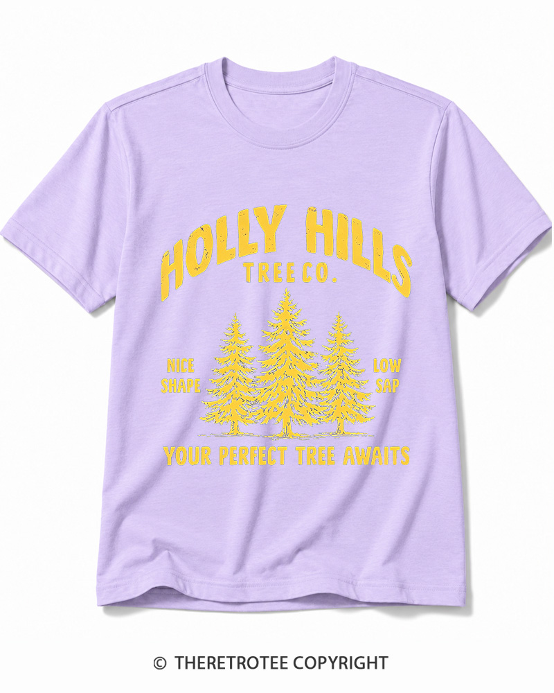 TheRetroTee Holly Hills Tree Co 1970s Cotton T-Shirt
