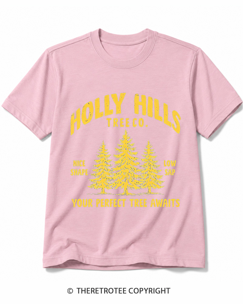 TheRetroTee Holly Hills Tree Co 1970s Cotton T-Shirt