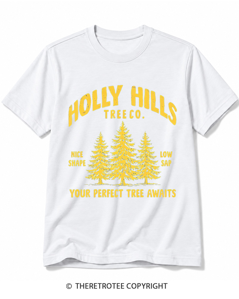 TheRetroTee Holly Hills Tree Co 1970s Cotton T-Shirt
