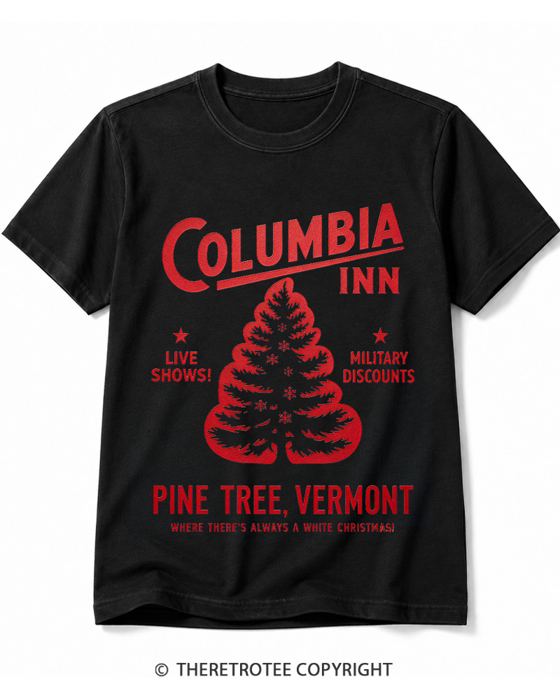 TheRetroTee Columbia Inn 1950s Cotton T-Shirt