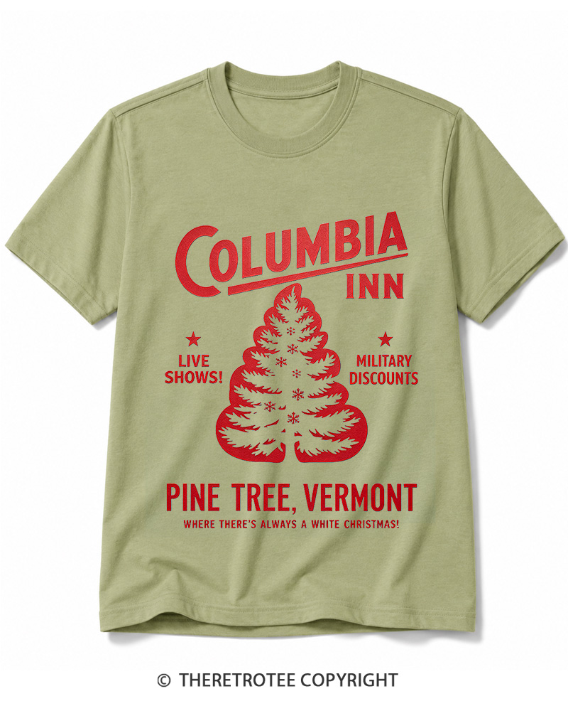 TheRetroTee Columbia Inn 1950s Cotton T-Shirt