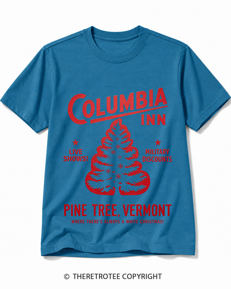 TheRetroTee Columbia Inn 1950s Cotton T-Shirt
