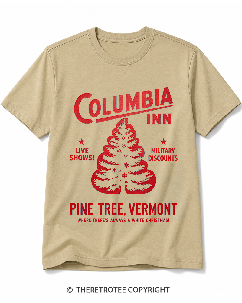 TheRetroTee Columbia Inn 1950s Cotton T-Shirt