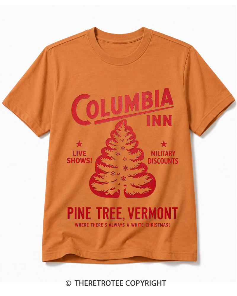 TheRetroTee Columbia Inn 1950s Cotton T-Shirt
