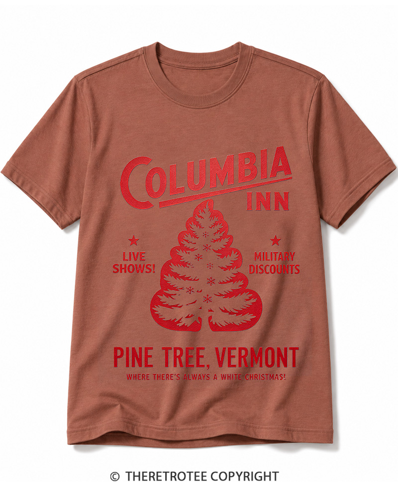 TheRetroTee Columbia Inn 1950s Cotton T-Shirt