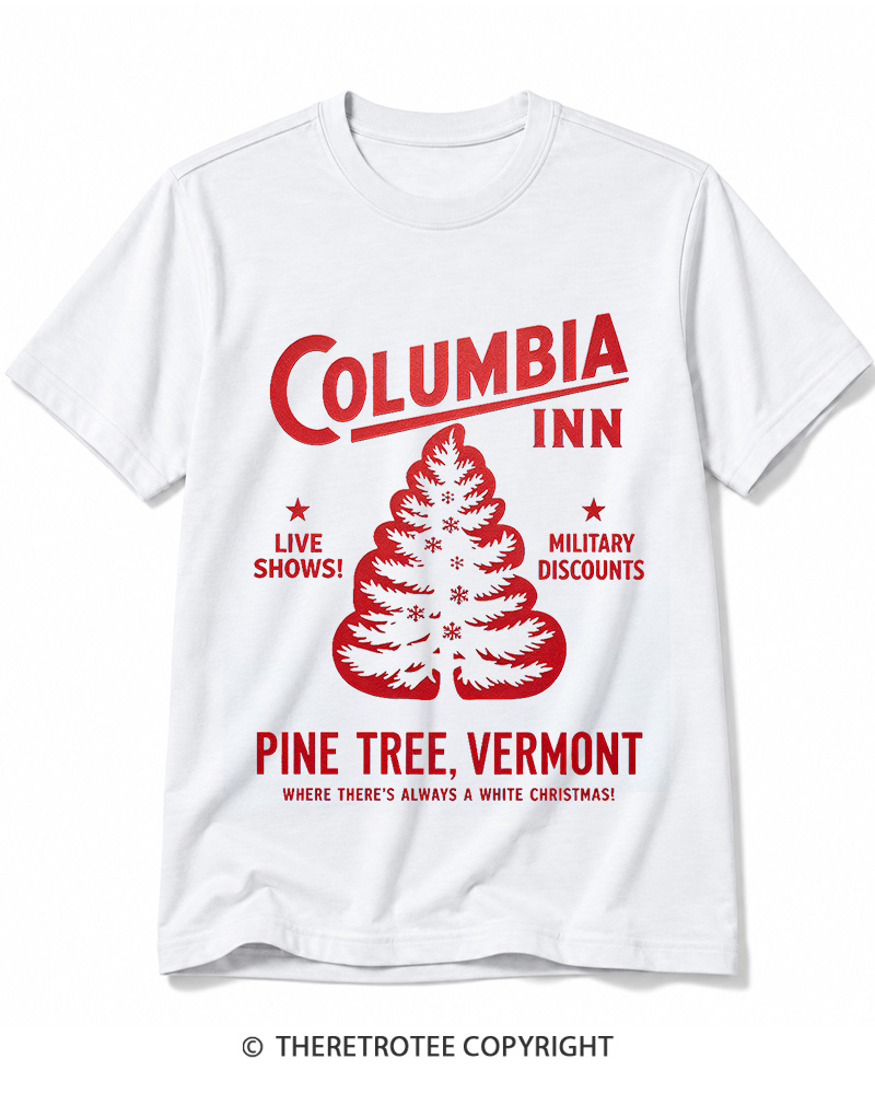 TheRetroTee Columbia Inn 1950s Cotton T-Shirt
