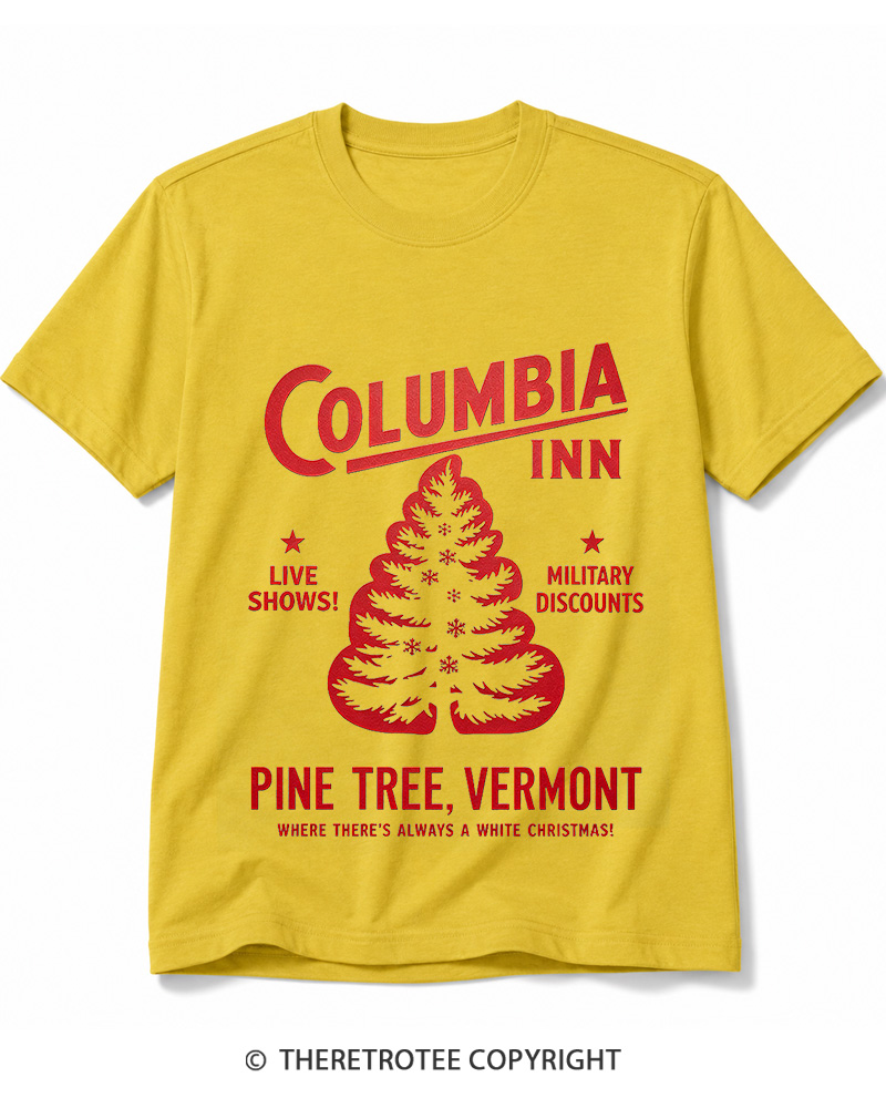 TheRetroTee Columbia Inn 1950s Cotton T-Shirt