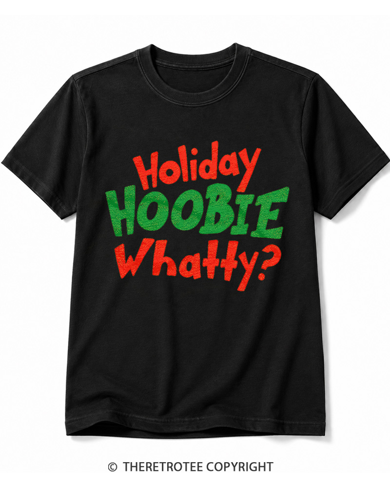 TheRetroTee Holiday Hoobie Whaty 2000s Cotton T-Shirt