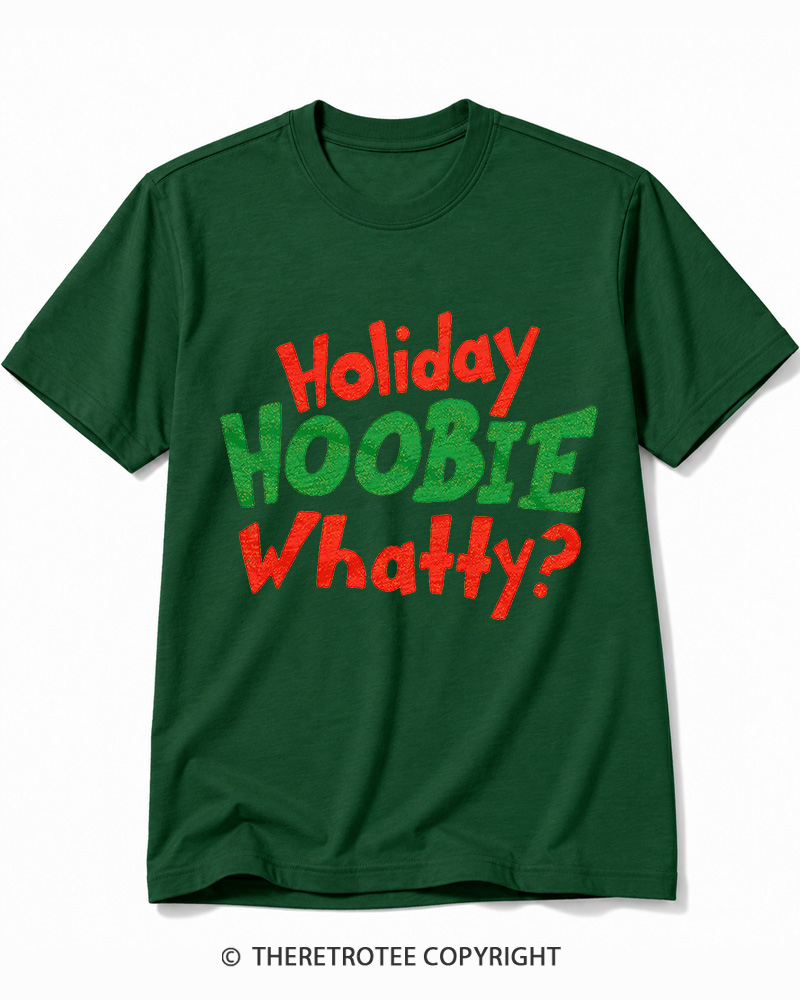TheRetroTee Holiday Hoobie Whaty 2000s Cotton T-Shirt
