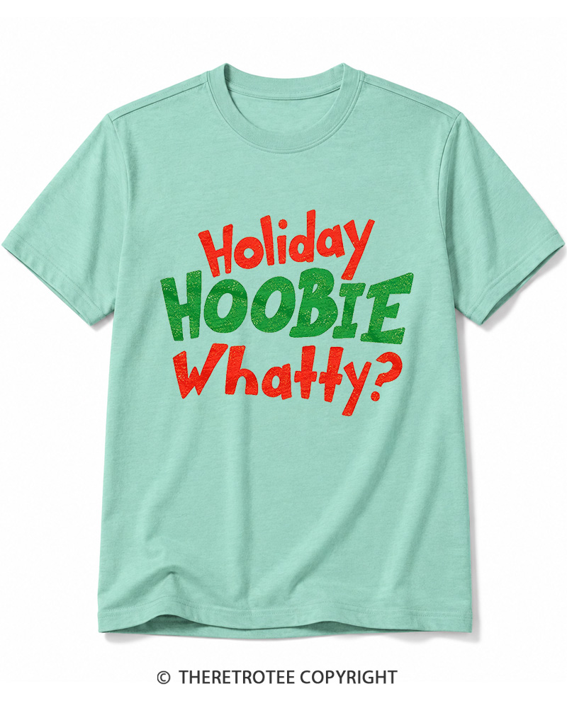 TheRetroTee Holiday Hoobie Whaty 2000s Cotton T-Shirt