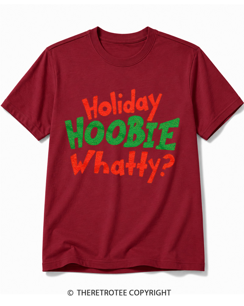 TheRetroTee Holiday Hoobie Whaty 2000s Cotton T-Shirt