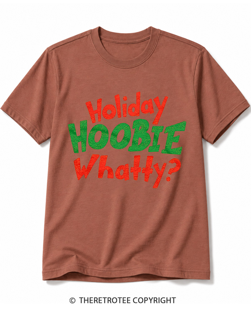 TheRetroTee Holiday Hoobie Whaty 2000s Cotton T-Shirt