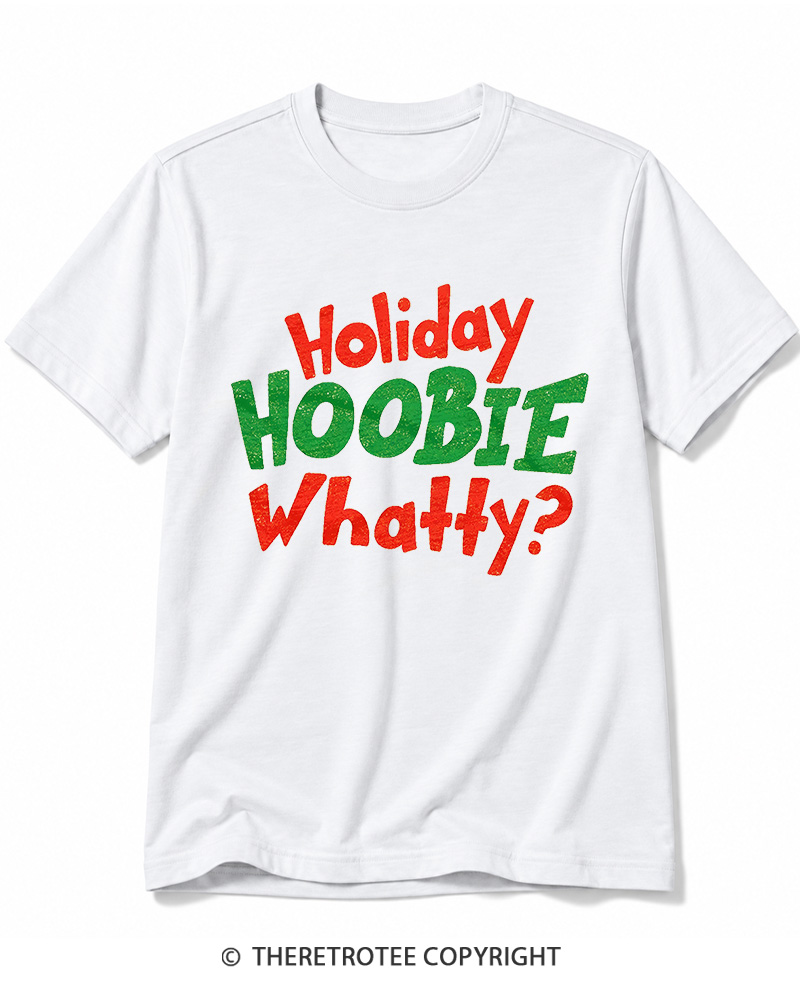 TheRetroTee Holiday Hoobie Whaty 2000s Cotton T-Shirt