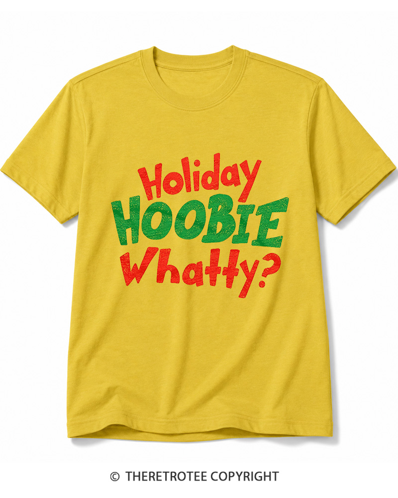TheRetroTee Holiday Hoobie Whaty 2000s Cotton T-Shirt