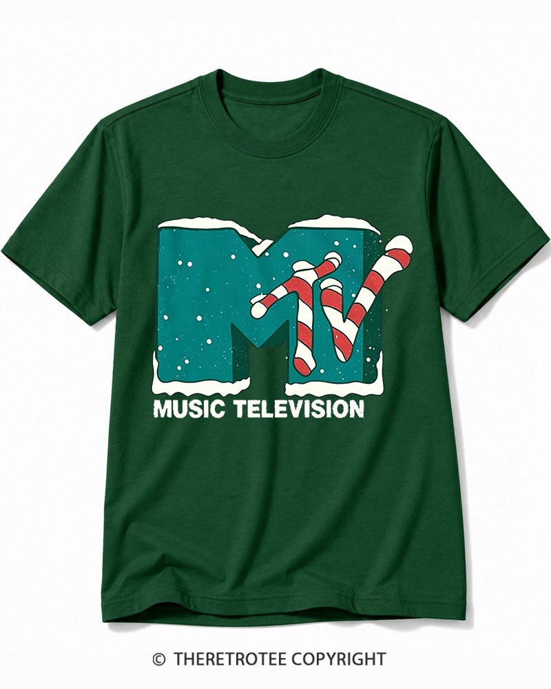 TheRetroTee Mtv Music Television 1990s Cotton T-Shirt