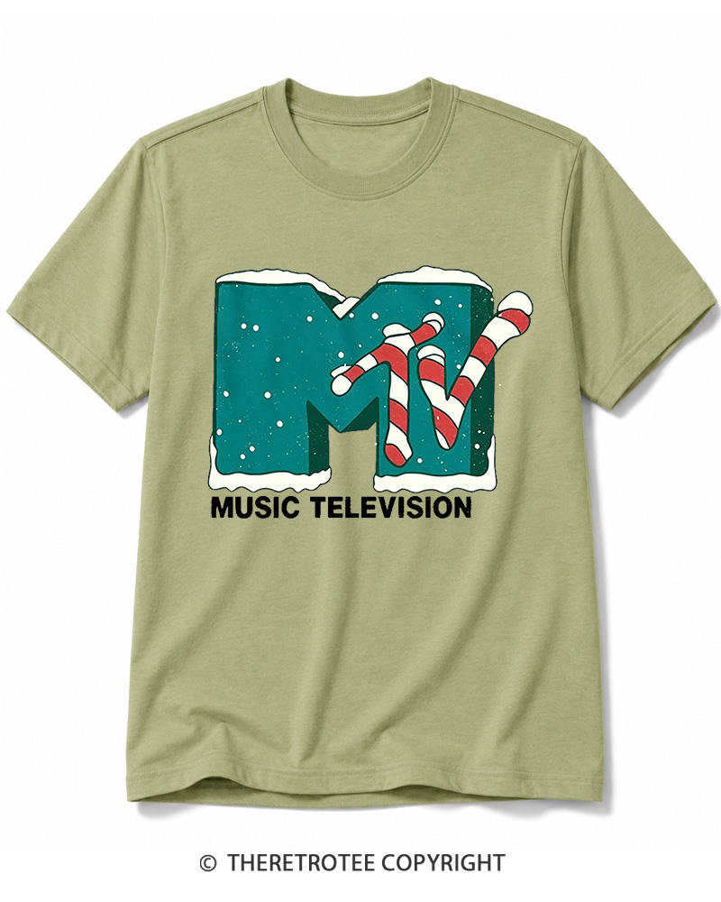 TheRetroTee Mtv Music Television 1990s Cotton T-Shirt