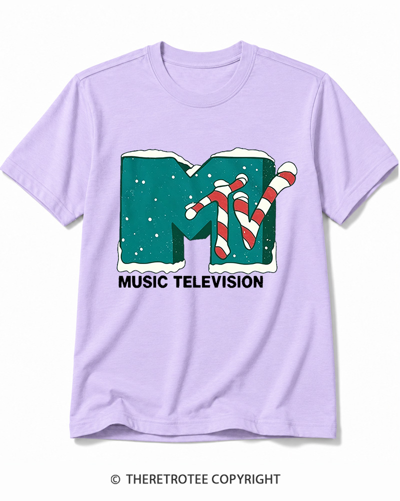 TheRetroTee Mtv Music Television 1990s Cotton T-Shirt