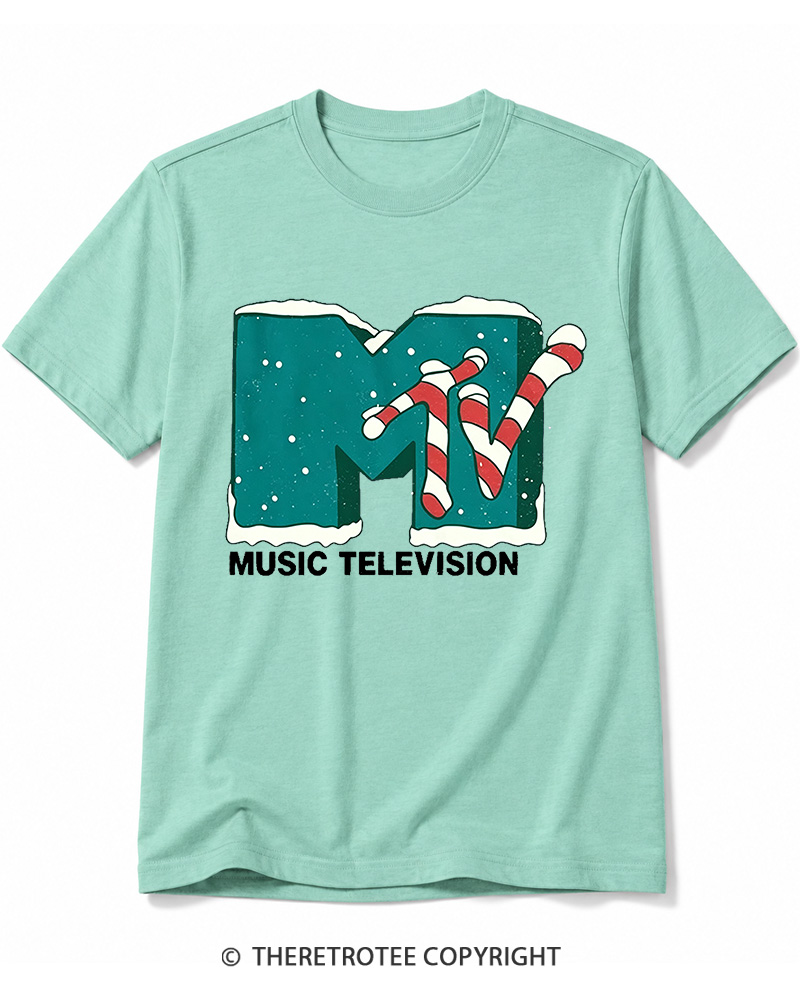 TheRetroTee Mtv Music Television 1990s Cotton T-Shirt