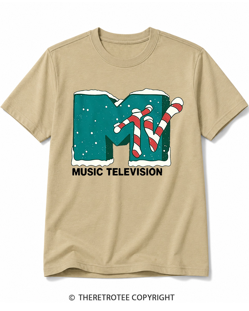 TheRetroTee Mtv Music Television 1990s Cotton T-Shirt