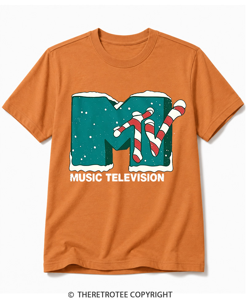 TheRetroTee Mtv Music Television 1990s Cotton T-Shirt