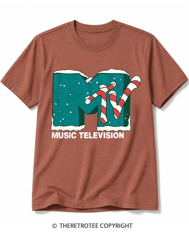 TheRetroTee Mtv Music Television 1990s Cotton T-Shirt