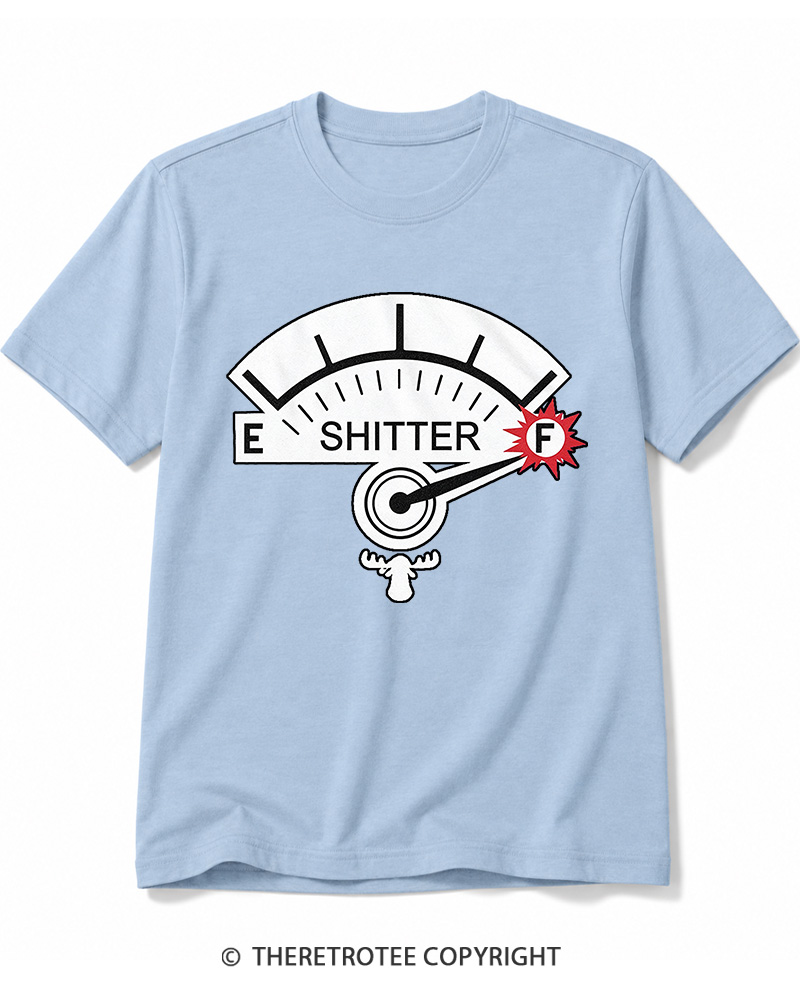 TheRetroTee Shitter 1980s Cotton T-Shirt