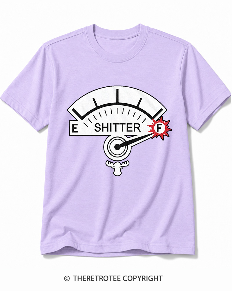TheRetroTee Shitter 1980s Cotton T-Shirt
