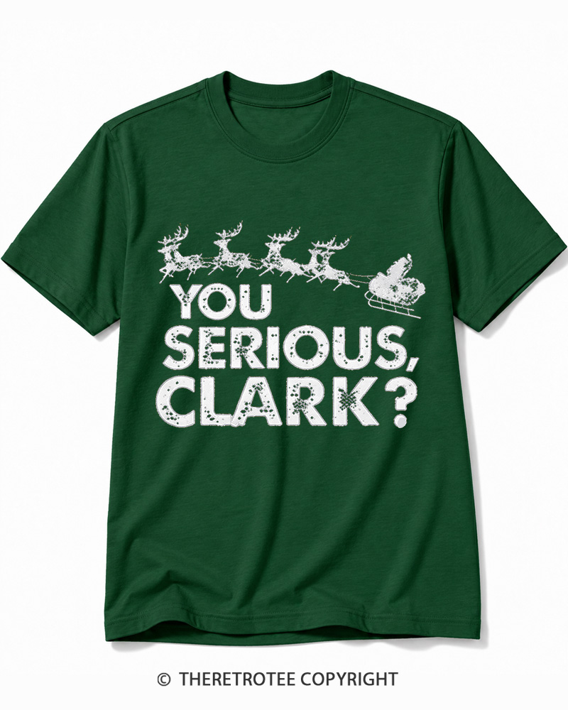 TheRetroTee You Serious,  Clark1980s Cotton T-Shirt