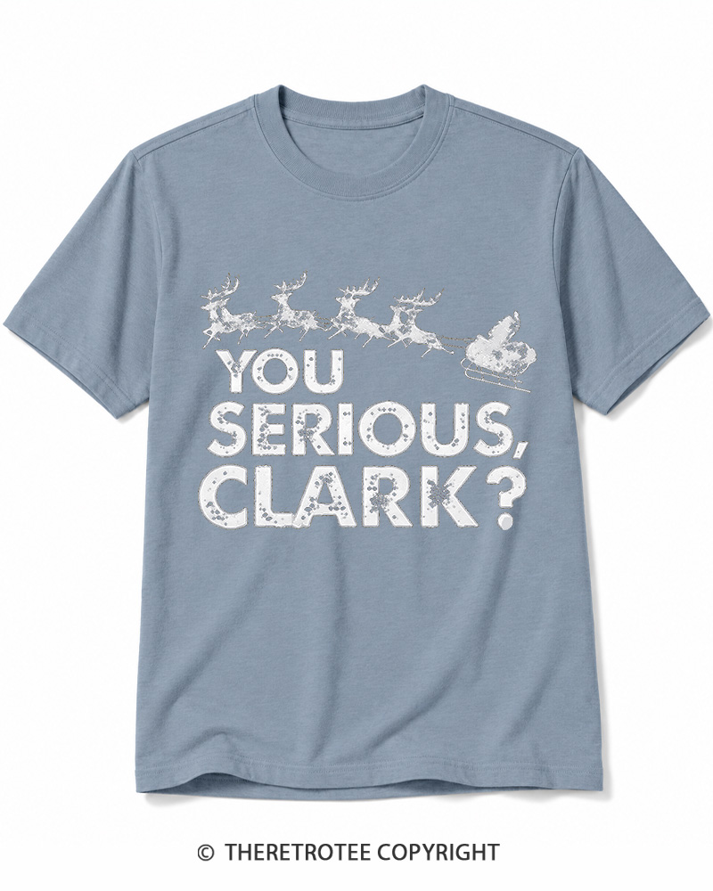 TheRetroTee You Serious,  Clark1980s Cotton T-Shirt