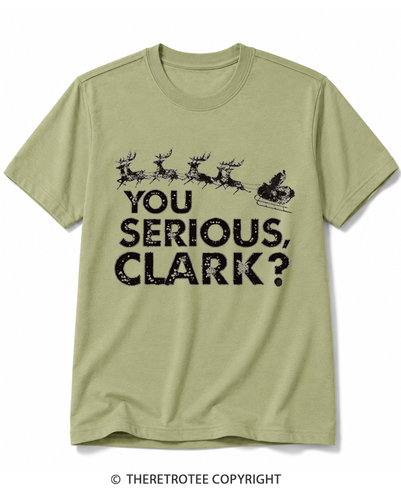 TheRetroTee You Serious,  Clark1980s Cotton T-Shirt