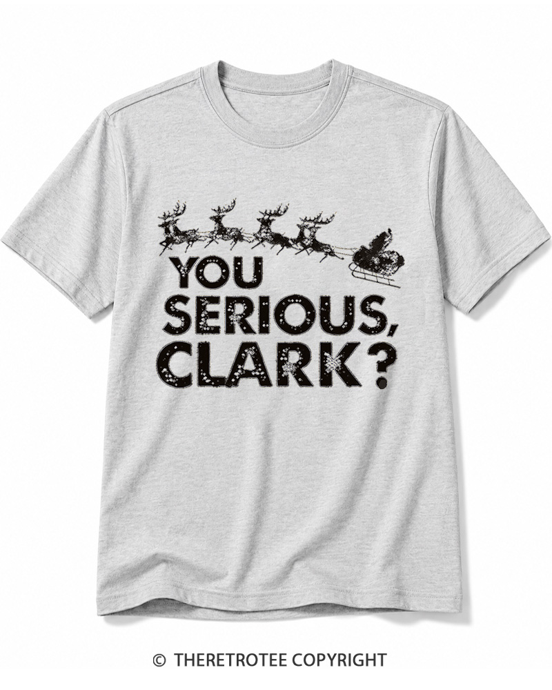 TheRetroTee You Serious,  Clark1980s Cotton T-Shirt