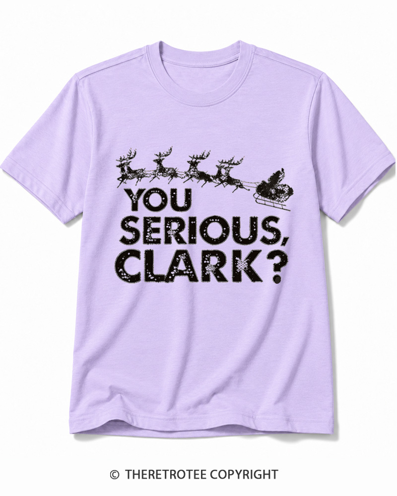 TheRetroTee You Serious,  Clark1980s Cotton T-Shirt