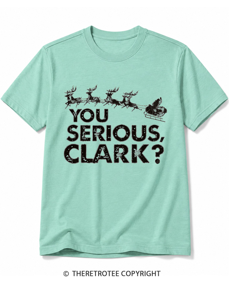 TheRetroTee You Serious,  Clark1980s Cotton T-Shirt