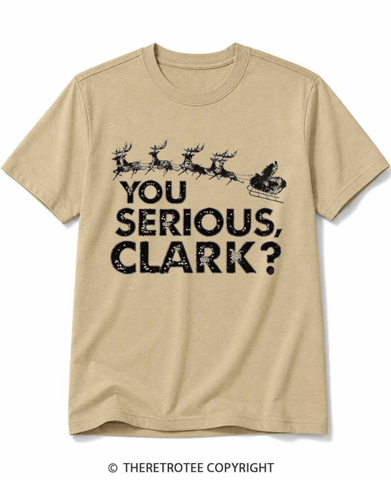 TheRetroTee You Serious,  Clark1980s Cotton T-Shirt