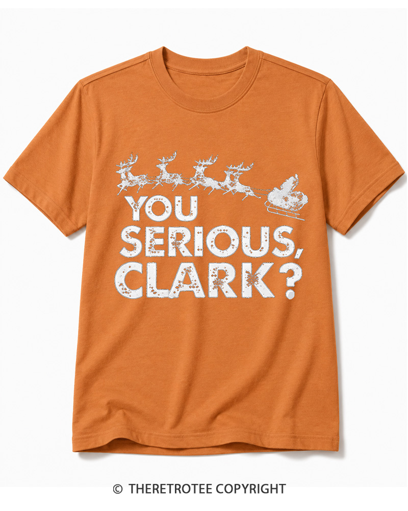 TheRetroTee You Serious,  Clark1980s Cotton T-Shirt