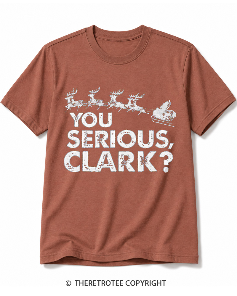 TheRetroTee You Serious,  Clark1980s Cotton T-Shirt