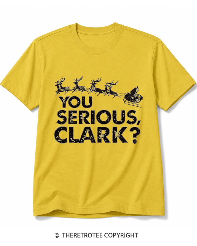 TheRetroTee You Serious,  Clark1980s Cotton T-Shirt